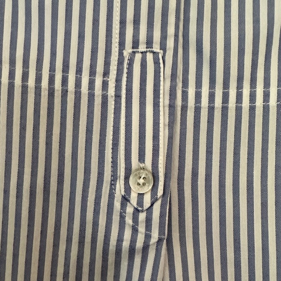 Tory Burch Stripe Tunic Shirt – Blue Dusk/White – Size M – NWOT - Picture 8 of 11